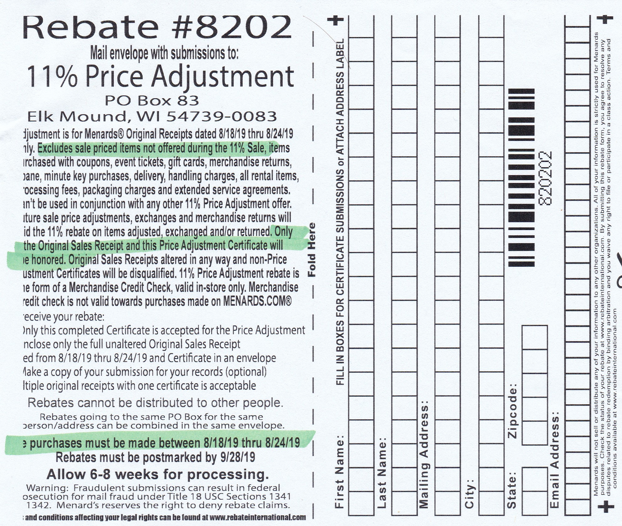 How To Get Menards 11 Rebate After Purchase How To Get Menards 11 Rebate After Purchase